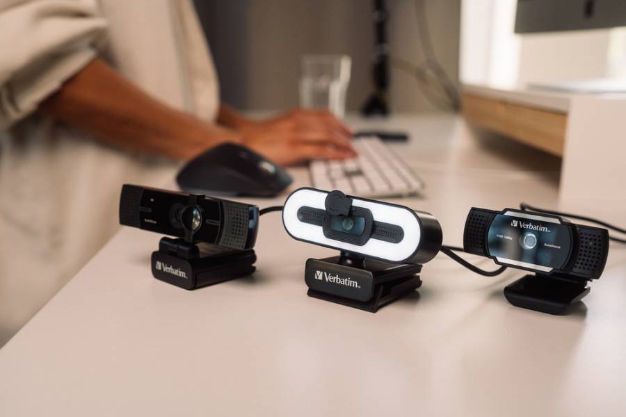 Verbatim Webcam 4K Autofocus Wide Angle with Dual Microphone AWC-03