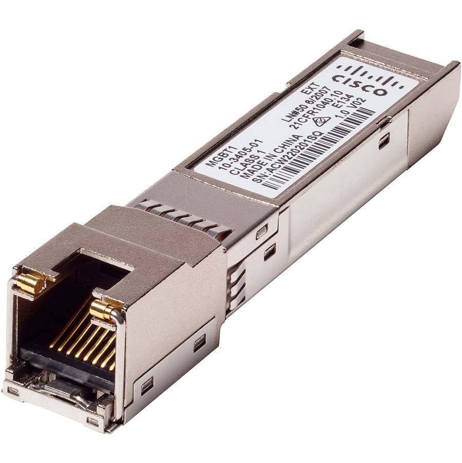 Cisco SFP Small Business MGBT1 Gigabit Transceiver T Mini-GBIC